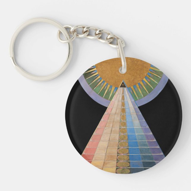 Hilma af Klint - Altarpiece  Keychain (Front)