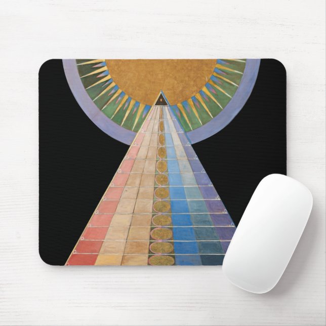 Hilma af Klint - Altarpiece  Mouse Pad (With Mouse)