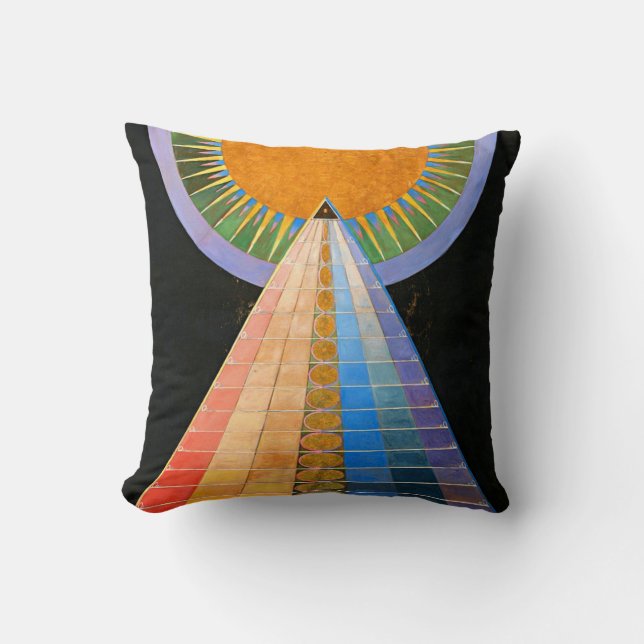 Hilma Af Klint Altarpiece No 1 Throw Pillow (Front)