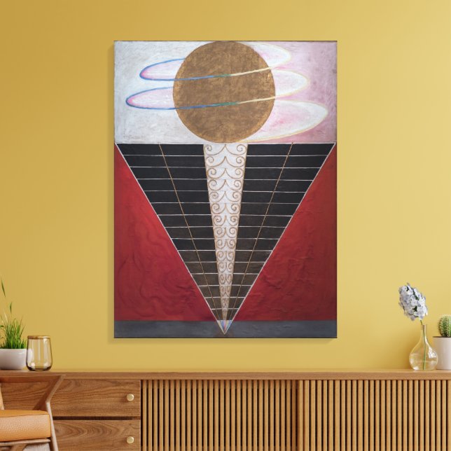 Hilma Af Klint, Altarpiece No.2, Abstract Art Canvas Print (Insitu(LivingRoom))
