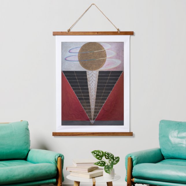 Hilma Af Klint, Altarpiece No.2, Abstract Art Hanging Tapestry (Living Room)