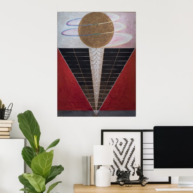 Hilma Af Klint, Altarpiece No.2, Abstract Art Poster (Home Office)