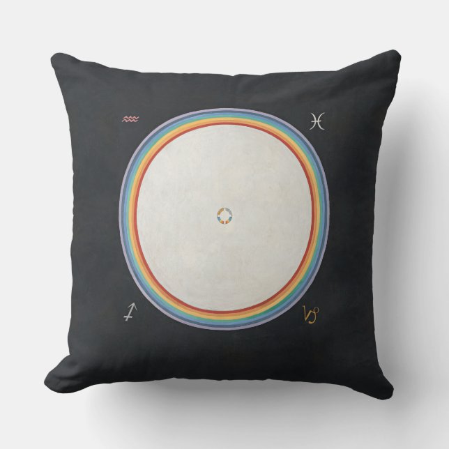 Hilma af Klint Big Bang Throw Pillow (Front)