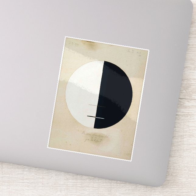 Hilma Af Klint, Buddha's Standpoint, Abstract Art Sticker (Detail)