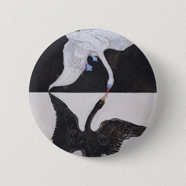 Hilma af Klint Group IX SUW The Swan Button (Front)
