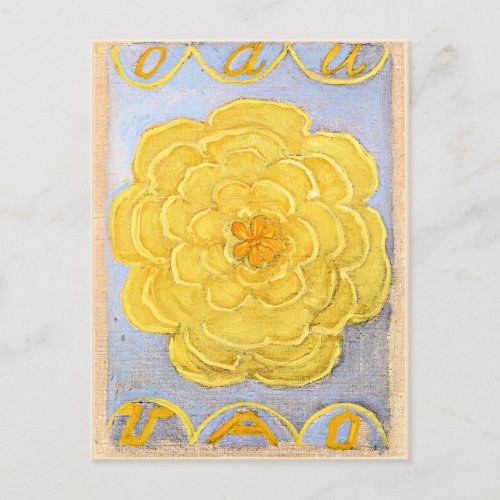 Hilma af Klint _ Primordial Chaos No 24 Holiday Postcard