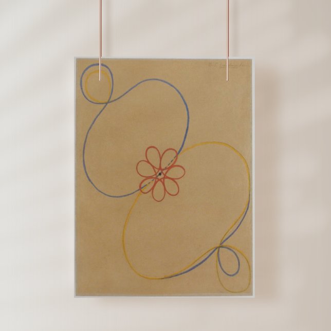 Hilma Af Klint, Seven Point Star No5, Abstract Art Foam Board (Creator Uploaded)