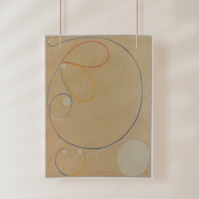 Hilma Af Klint, Seven Point Star No7, Abstract Art Poster (Creator Uploaded)