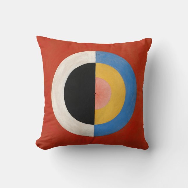 Hilma Af Klint Svanen Throw Pillow (Front)