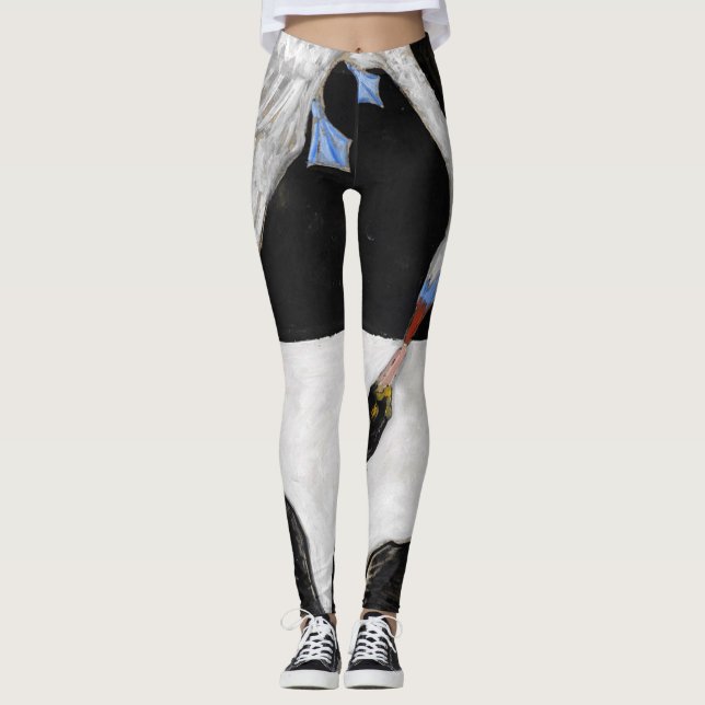 Hilma Af Klint Swan No 1 Leggings (Front)