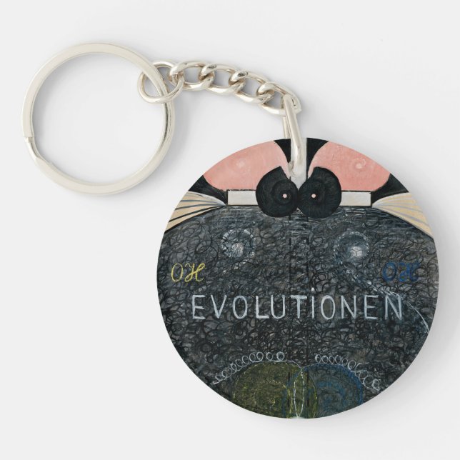  Hilma af Klint - The Evolution, 7 Keychain (Front)