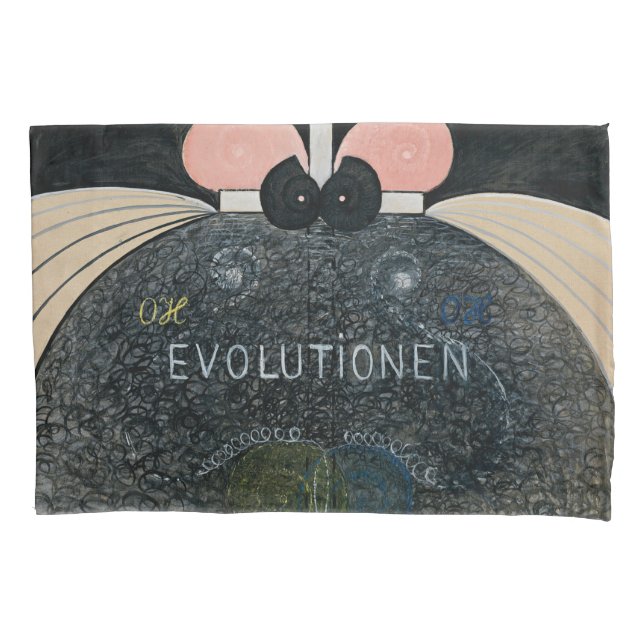  Hilma af Klint - The Evolution, 7 Pillow Case (Front)