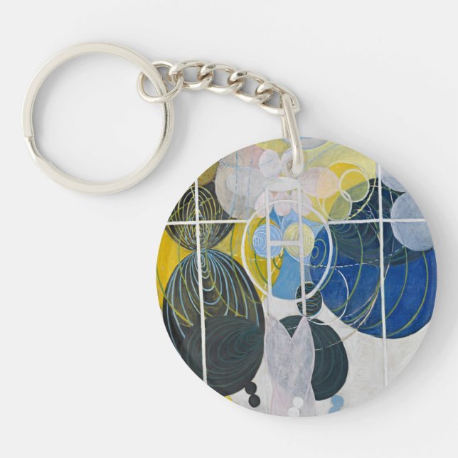 Hilma af Klint -The Large Figure Paintings Keychain (Front)