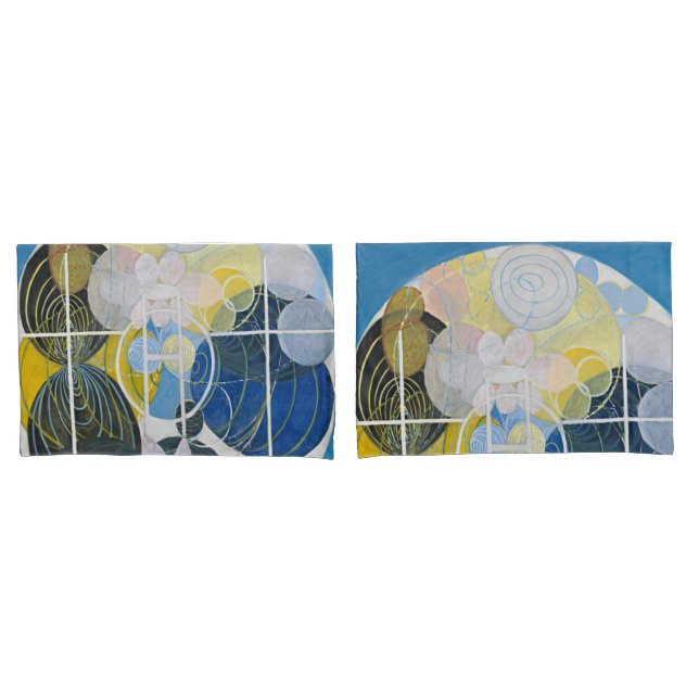 Hilma af Klint -The Large Figure Paintings Pillow Case (Front-Set)