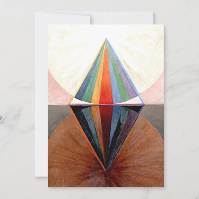 Hilma Af Klint The Swan No 12 Invitation (Front)