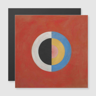 Hilma Af Klint, The Swan No.17, Abstract Art Magnetic Invitation