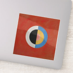 Hilma Af Klint, The Swan No.17, Abstract Art Sticker