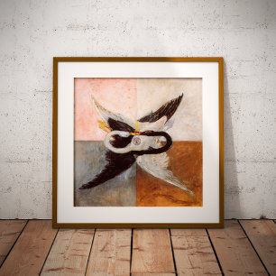 Hilma Af Klint, The Swan No.24, Abstract Art Faux Canvas Print