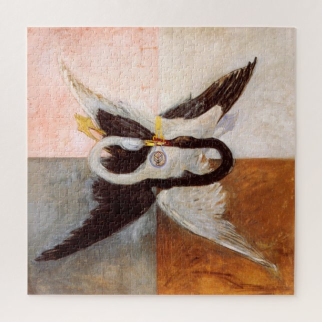Hilma Af Klint, The Swan No.24, Abstract Art Jigsaw Puzzle (Vertical)