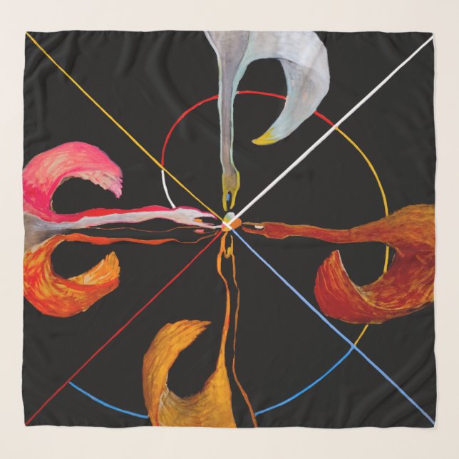 Hilma af Klint - The Swan No. 7 Scarf (Front)