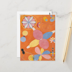 Hilma Af Klint, The Ten Largest No4, Abstract Art Postcard