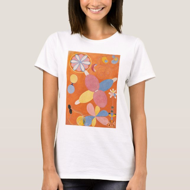 Hilma Af Klint, The Ten Largest No4, Abstract Art T-Shirt (Front)