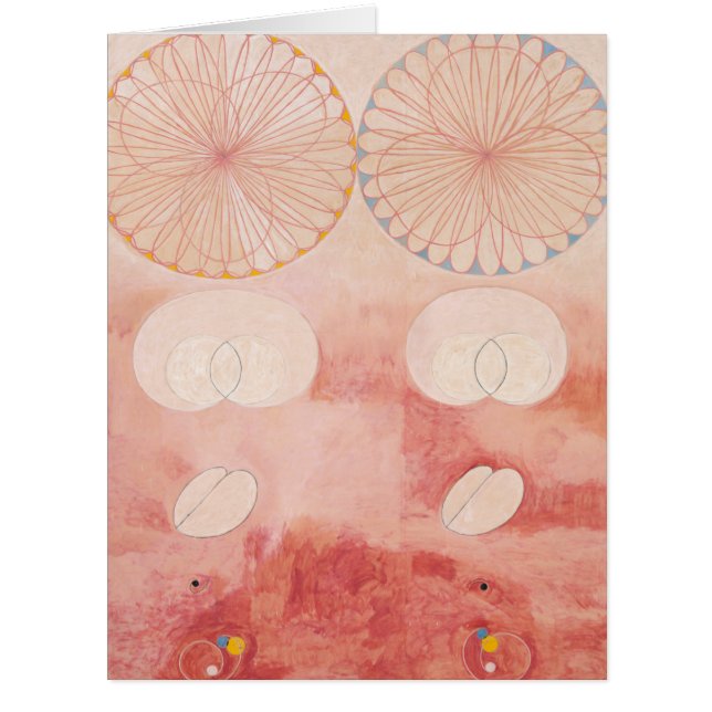 Hilma Af Klint, The Ten Largest No9, Abstract Art Cards (Front)