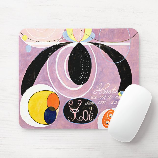 Hilma af Klint - The Ten Largest, No. 06 Mouse Pad (With Mouse)