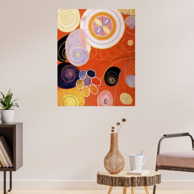 Hilma af Klint - The Ten Largest, No.4 Poster (Living Room 3)