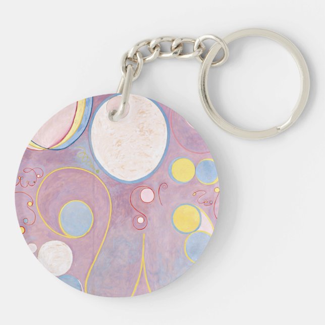 Hilma af Klint - The Ten Largest No. 8 Keychain (Back)