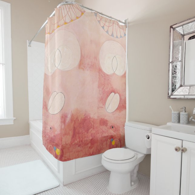 Hilma af Klint - The Ten Largest, No. 9 Shower Curtain (In Situ)