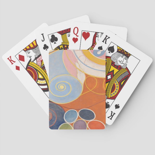 Hilma af klint throw pillow Case-Mate iPhone case  Poker Cards (Back)
