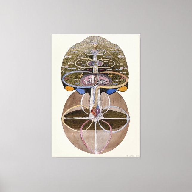 Hilma af Klint - Tree of Knowledge, No. 1 Canvas Print (Front)