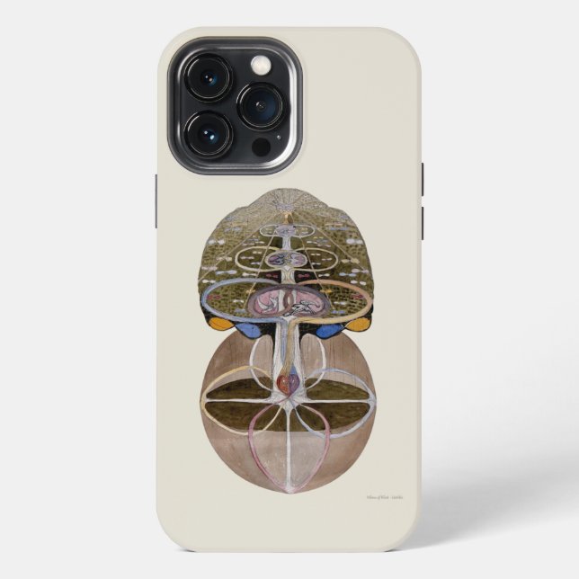 Hilma af Klint - Tree of Knowledge, No. 1 Iphone Case (Back)