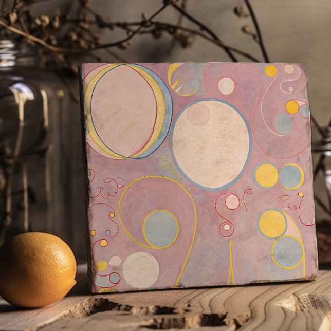 Hilma Af Klint YOUTH The Ten Largest No. 8 Trivet (Creator Uploaded)