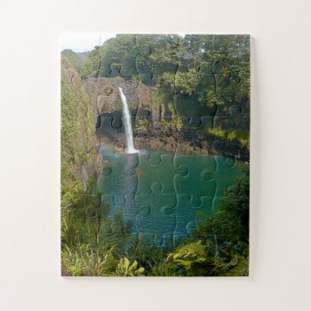 Hilo  Big Island  Hawaii--rainbow Falls Jigsaw Puzzle by whatawonderfulworld at Zazzle