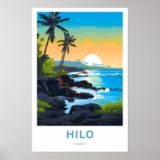 Hilo Hawaii Travel Print