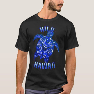 Hilo Hawaii Vacation Tribal Turtle 1 T-Shirt