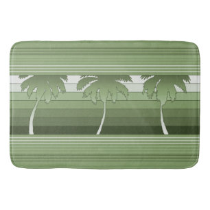 Hilo Hawaiian Palms Striped Bath Mat