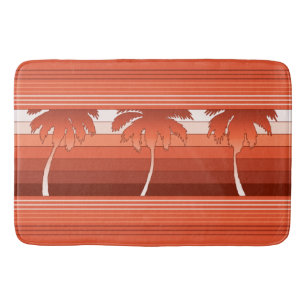 Hilo Hawaiian Palms Striped Bathroom Mat