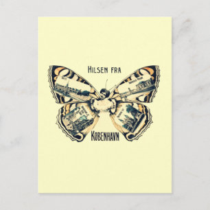 Hilsen Fra Kobenhavn - Greetings from Copenhagen Postcard