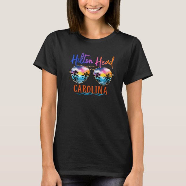 Hilton Head Carolina Sunglasses Family Matching Va T-Shirt (Front)