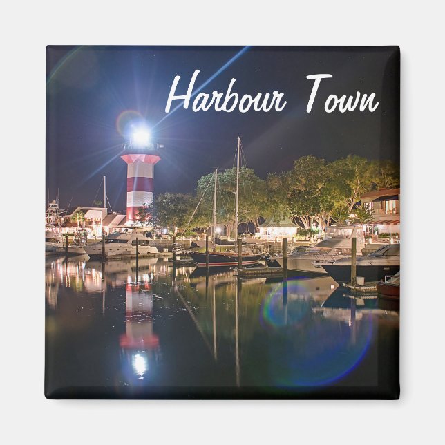 Hilton Head Harbour Town Lighthouse Magnet (Front)