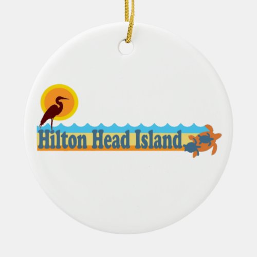 Hilton Head Island Ceramic Ornament