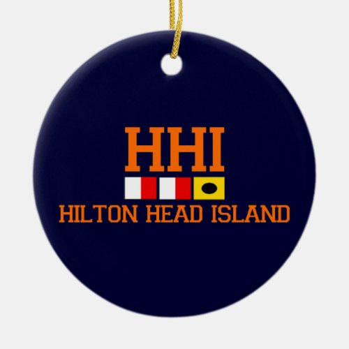 Hilton Head Island Ceramic Ornament