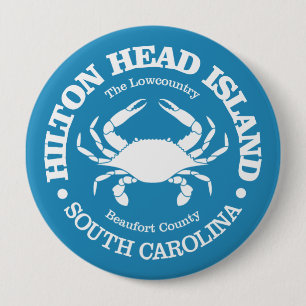 Hilton Head Island (crab) Button