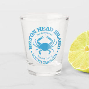 Hilton Head Island (crab) Shot Glass