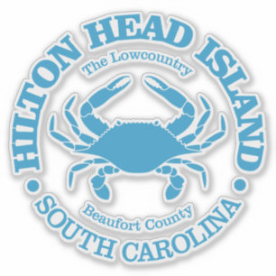 Hilton Head Island (crab) Sticker