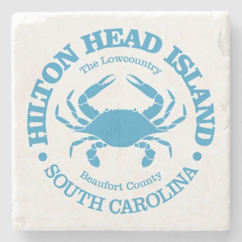 Hilton Head Island crab Stone Coaster