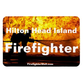 Hilton Head Island Firefighter Flames Flexible